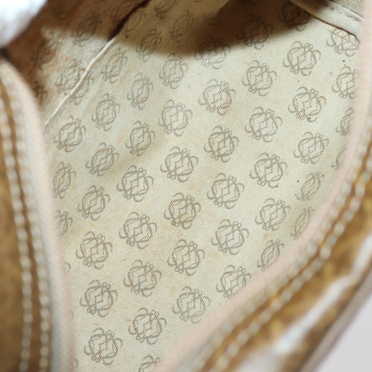 SAINT LAURENT Loewe Shoulder Bag PVC 2 Set Brown Black Auth am9546