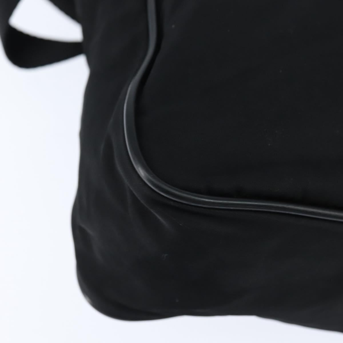 PRADA Shoulder Bag Nylon Black Silver Auth am9554