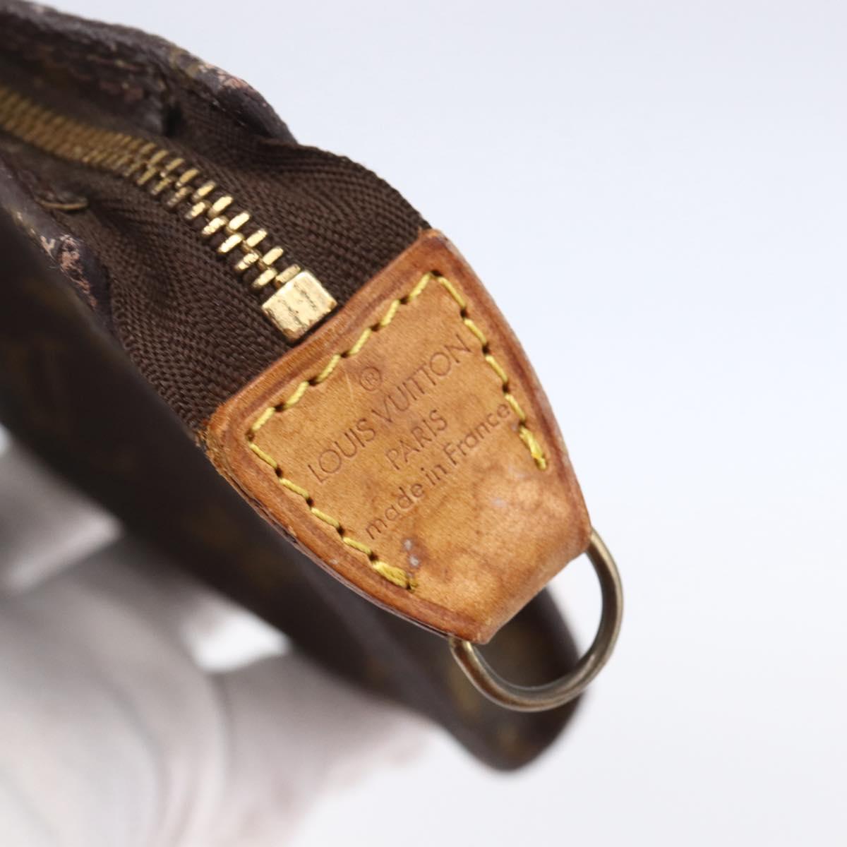 LOUIS VUITTON Monogram Bucket PM Accessory Pouch LV Auth am9557