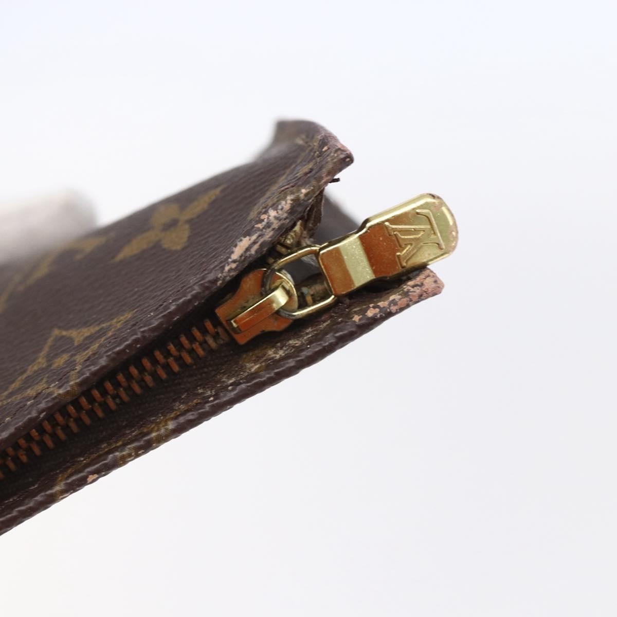 LOUIS VUITTON Monogram Bucket PM Accessory Pouch LV Auth am9557