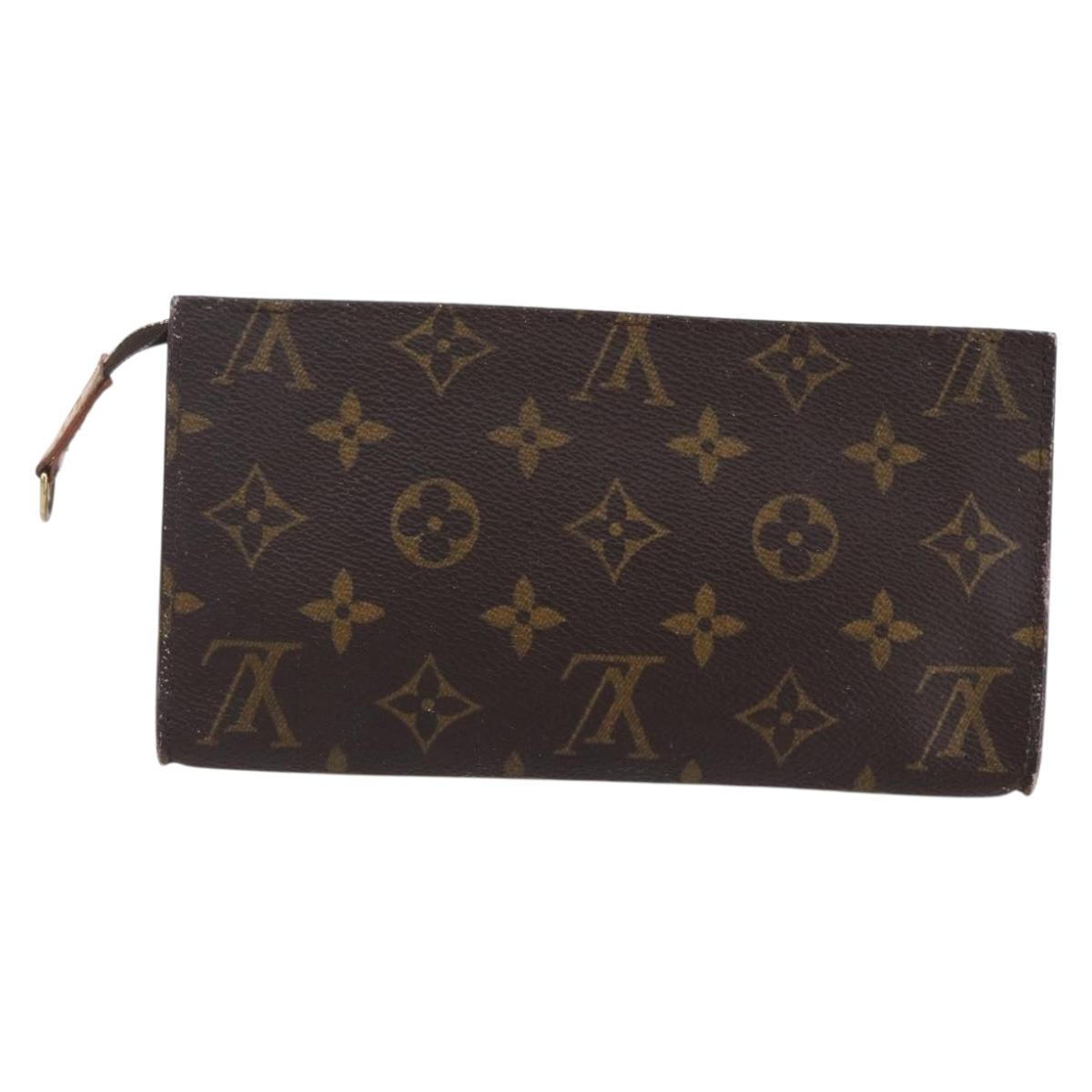 LOUIS VUITTON Monogram Bucket GM Accessory Pouch LV Auth am9567
