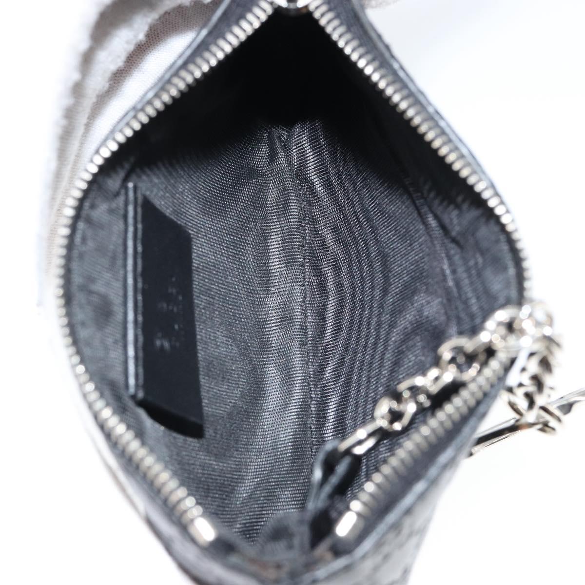 GUCCI Micro Guccissima Coin Purse Leather Black 544476 Auth am9573V