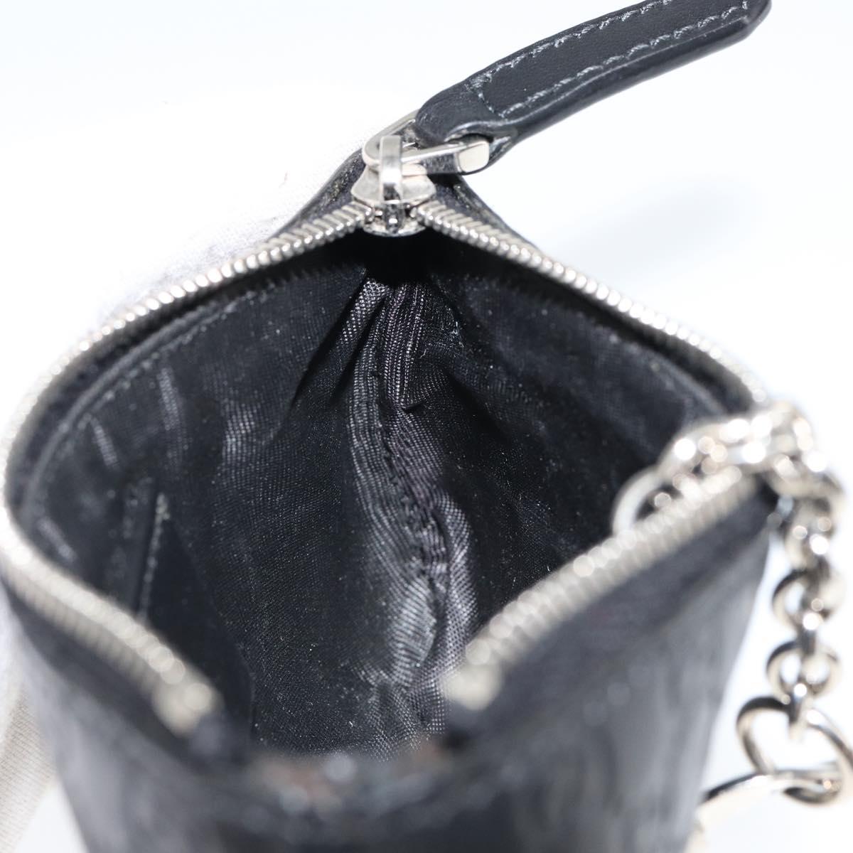 GUCCI Micro Guccissima Coin Purse Leather Black 544476 Auth am9573V