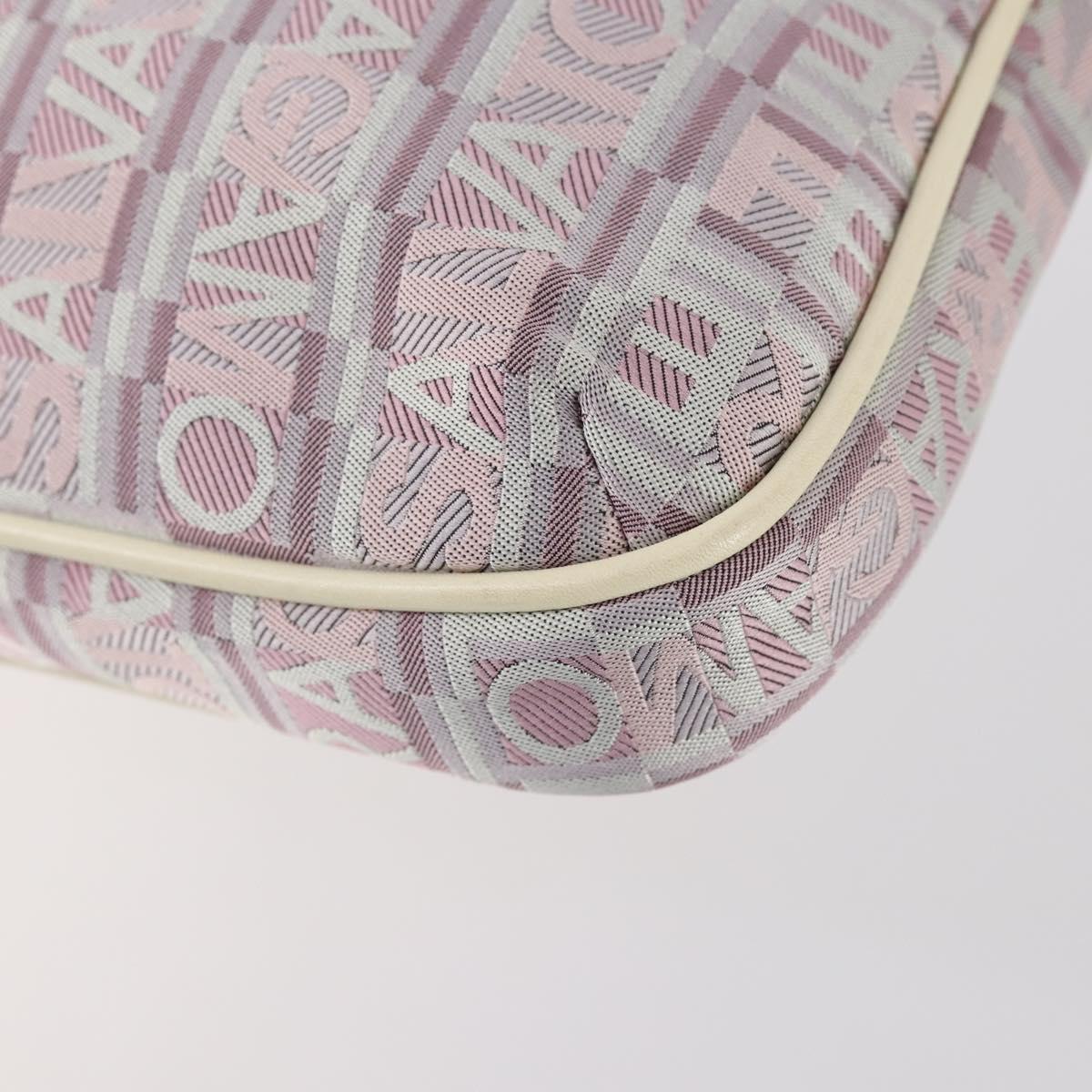 Salvatore Ferragamo Bag Leather Canvas Suede 3 Set Purple Black Auth am9578