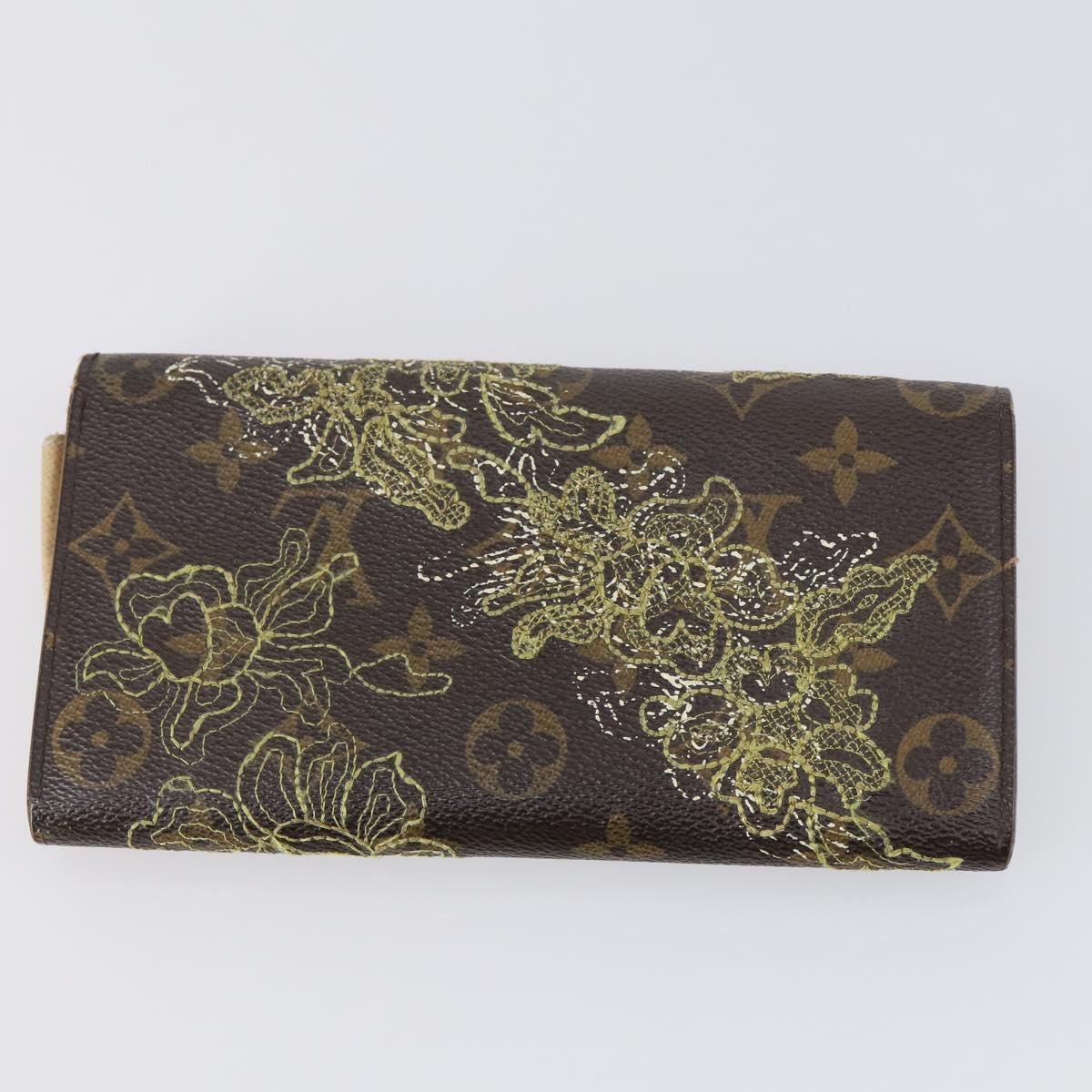 LOUIS VUITTON Monogram Wallet 2 Set LV Auth am9586