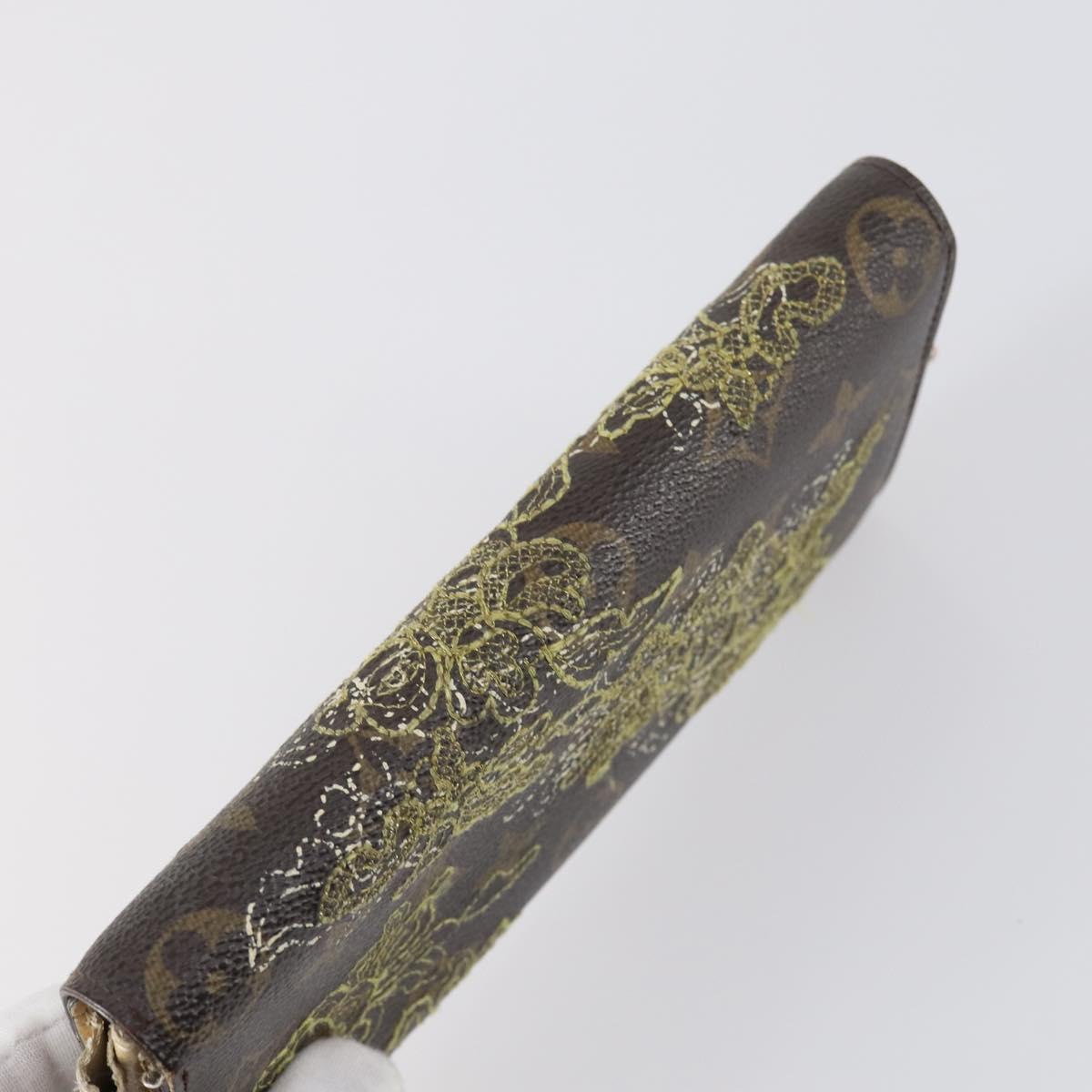 LOUIS VUITTON Monogram Wallet 2 Set LV Auth am9586