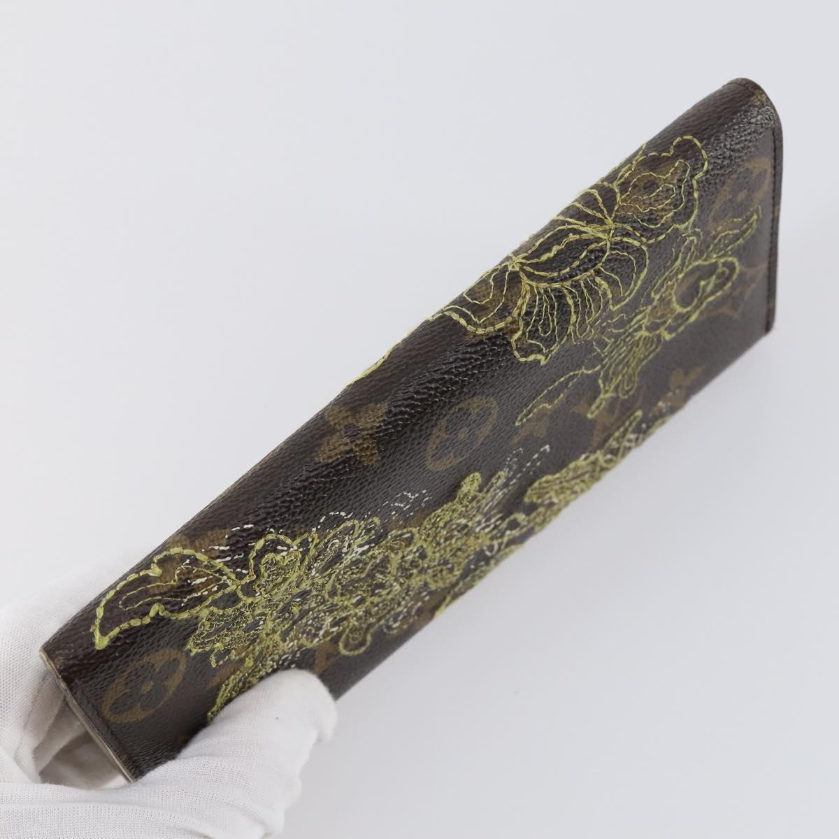 LOUIS VUITTON Monogram Wallet 2 Set LV Auth am9586