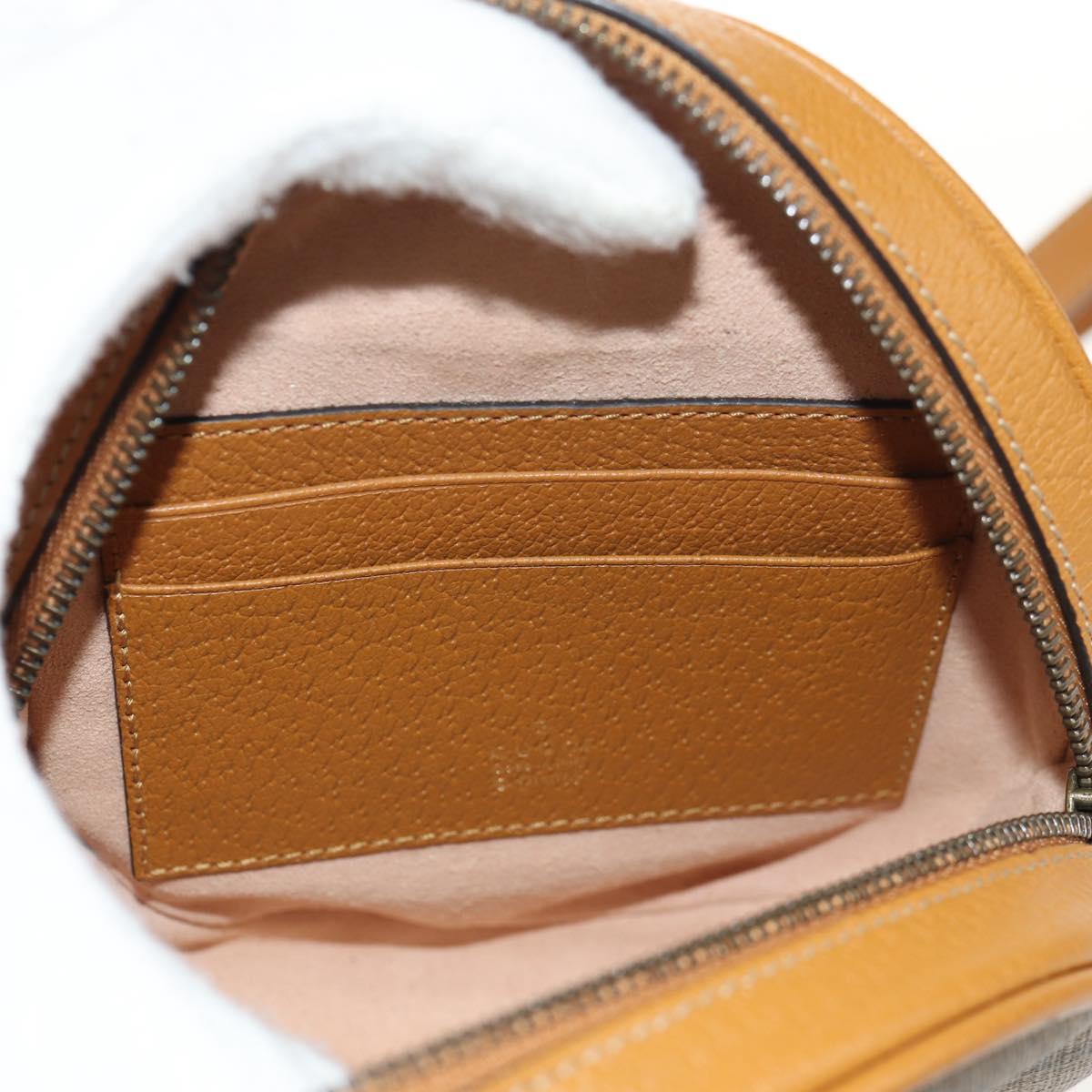 GUCCI Micro GG Supreme Disney Chain Mini Backpack PVC Beige 603730 Auth am9593M