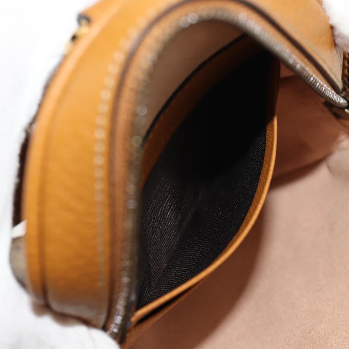 GUCCI Micro GG Supreme Disney Chain Mini Backpack PVC Beige 603730 Auth am9593M