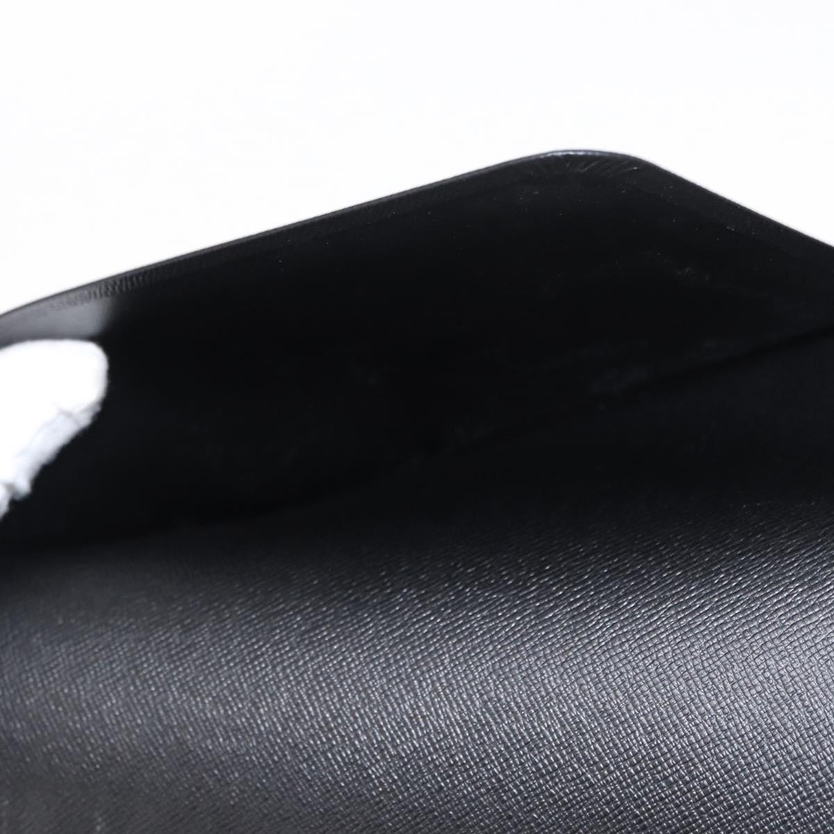 LOUIS VUITTON Taiga Agenda GM Day Planner Cover Black R20232 LV Auth am9599