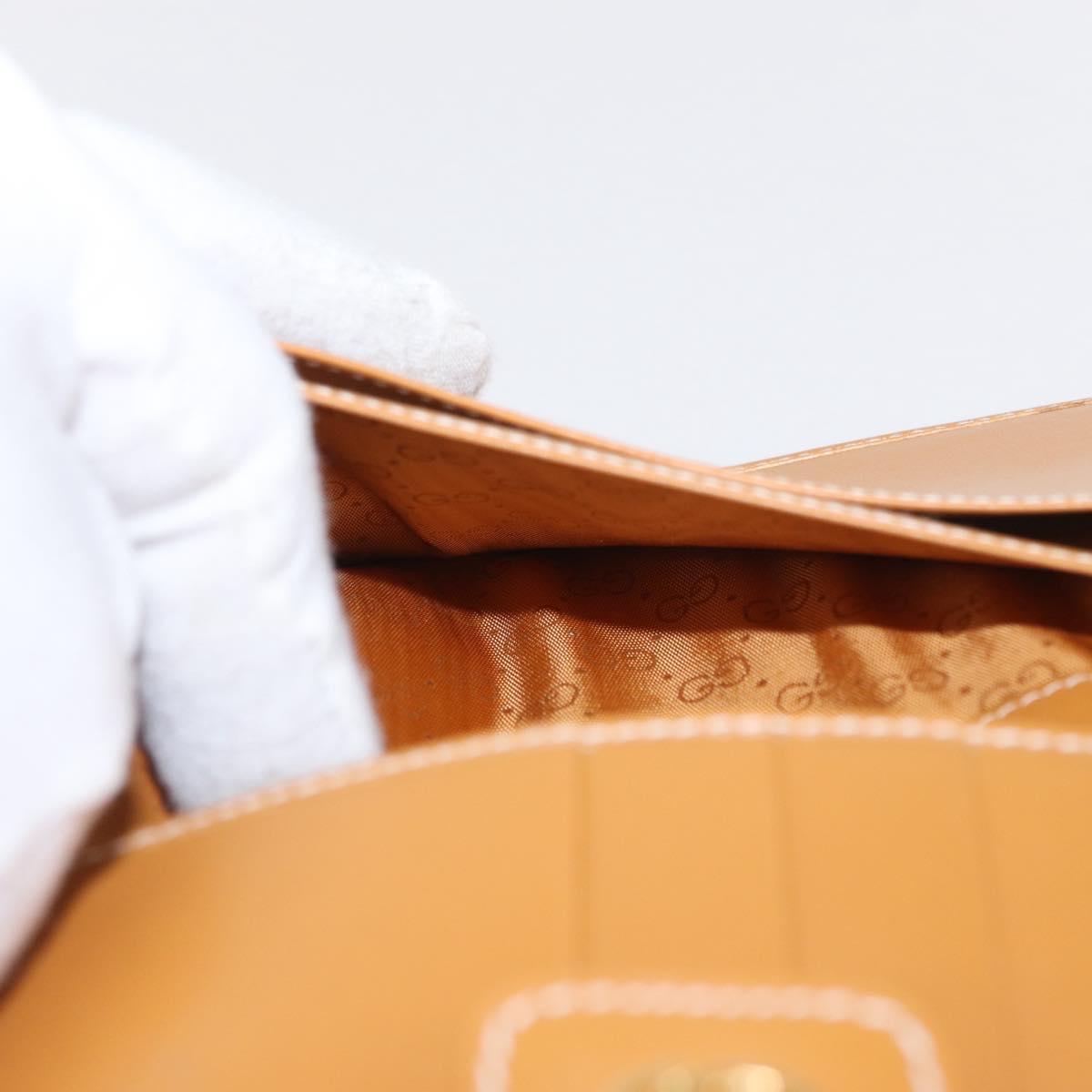 GUCCI Micro GG Supreme Long Wallet PVC Beige Gold 035 001 0758 Auth am9600V