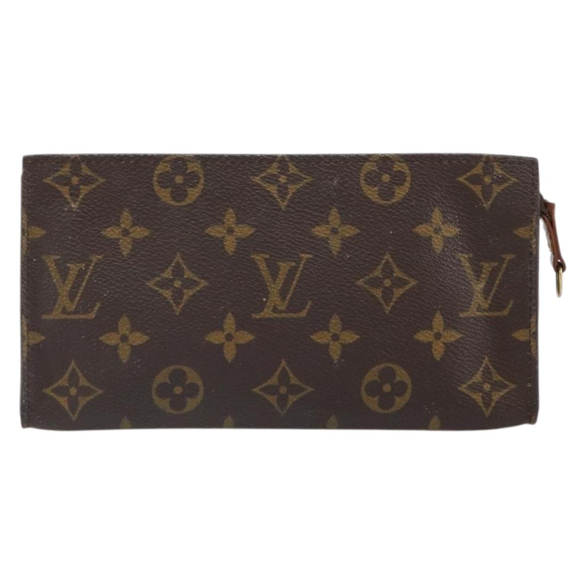 LOUIS VUITTON Monogram Bucket GM Accessory Pouch LV Auth am9606