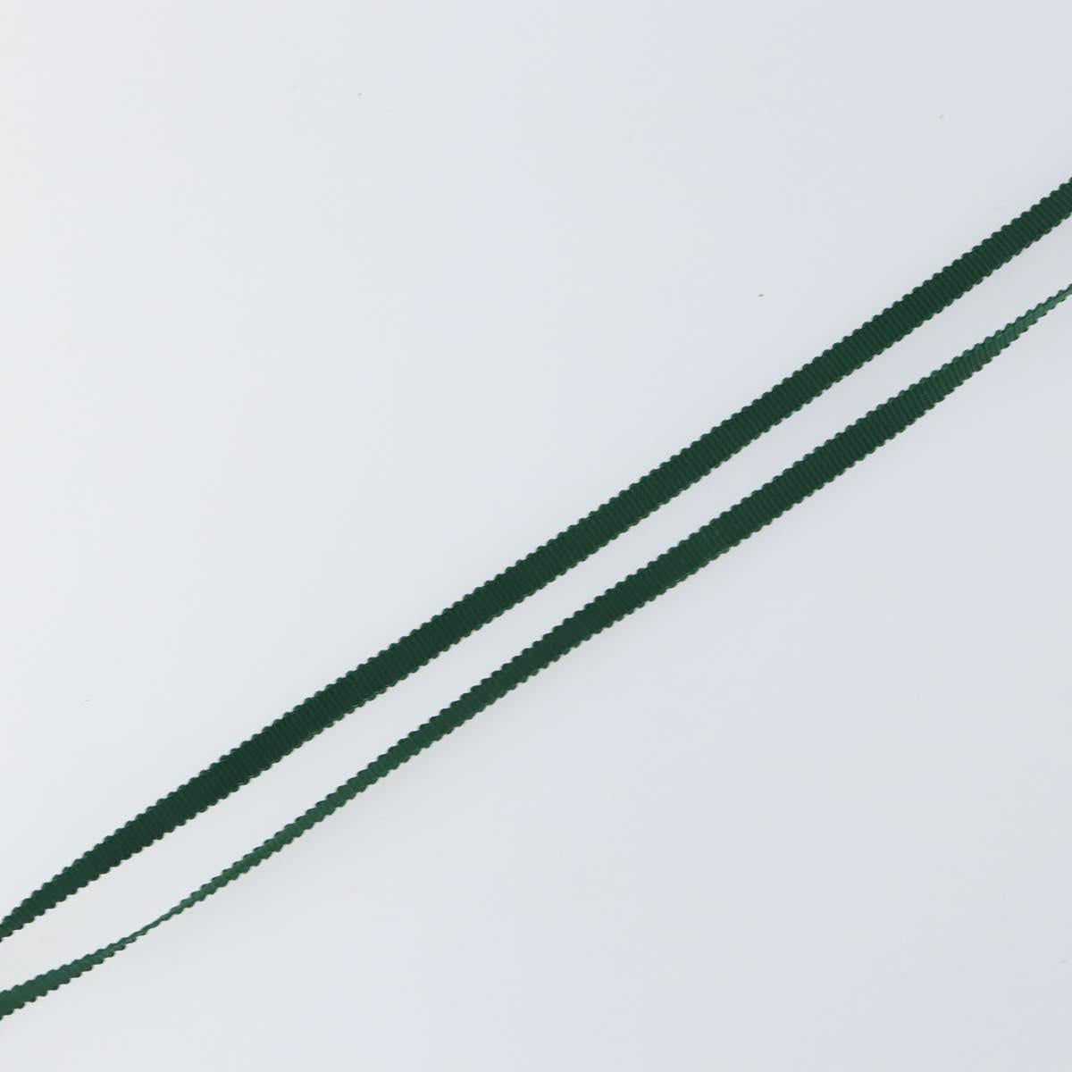 Baccarat Necklace Glass Green Auth am9612