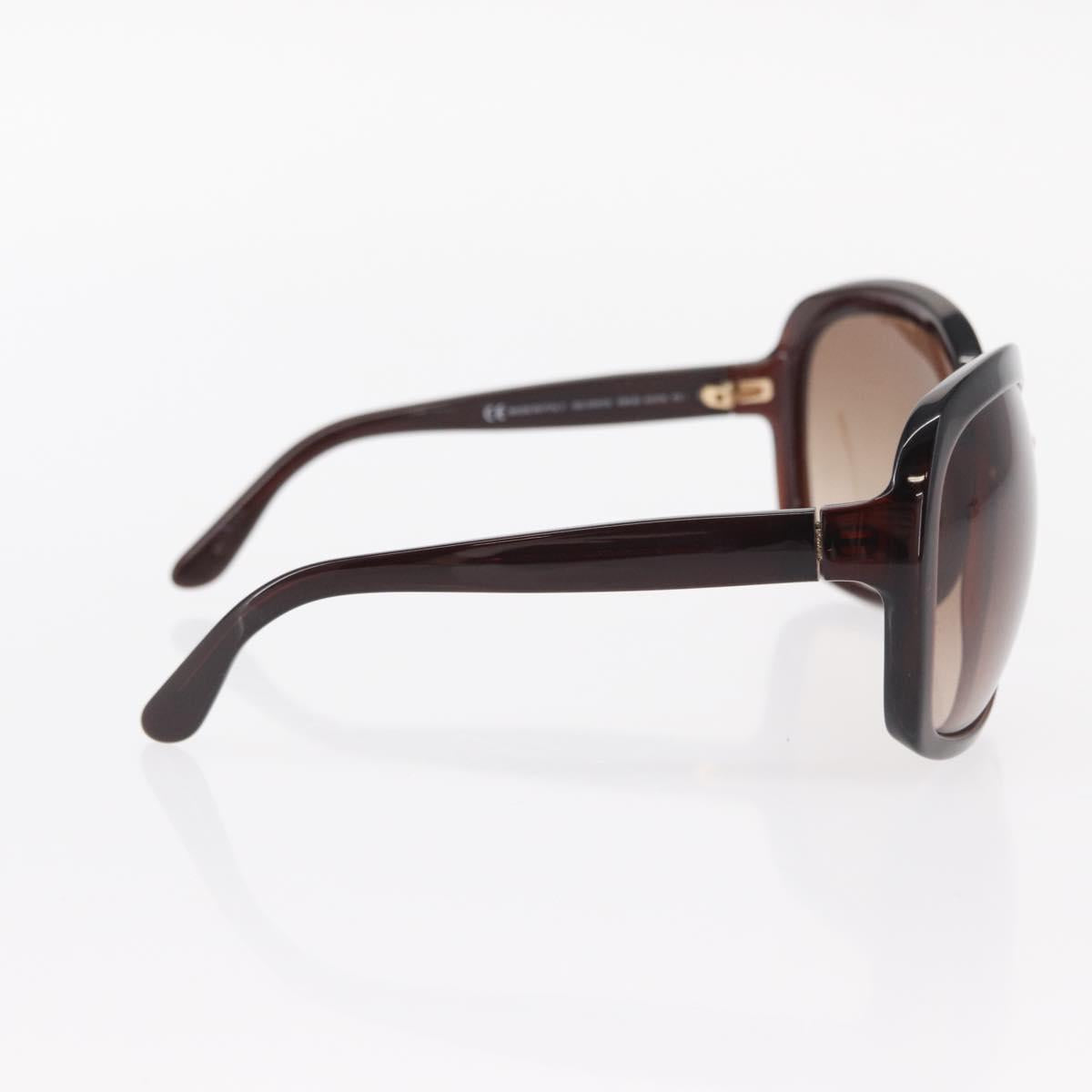 GUCCI Sunglasses plastic Dark Brown Auth am9614