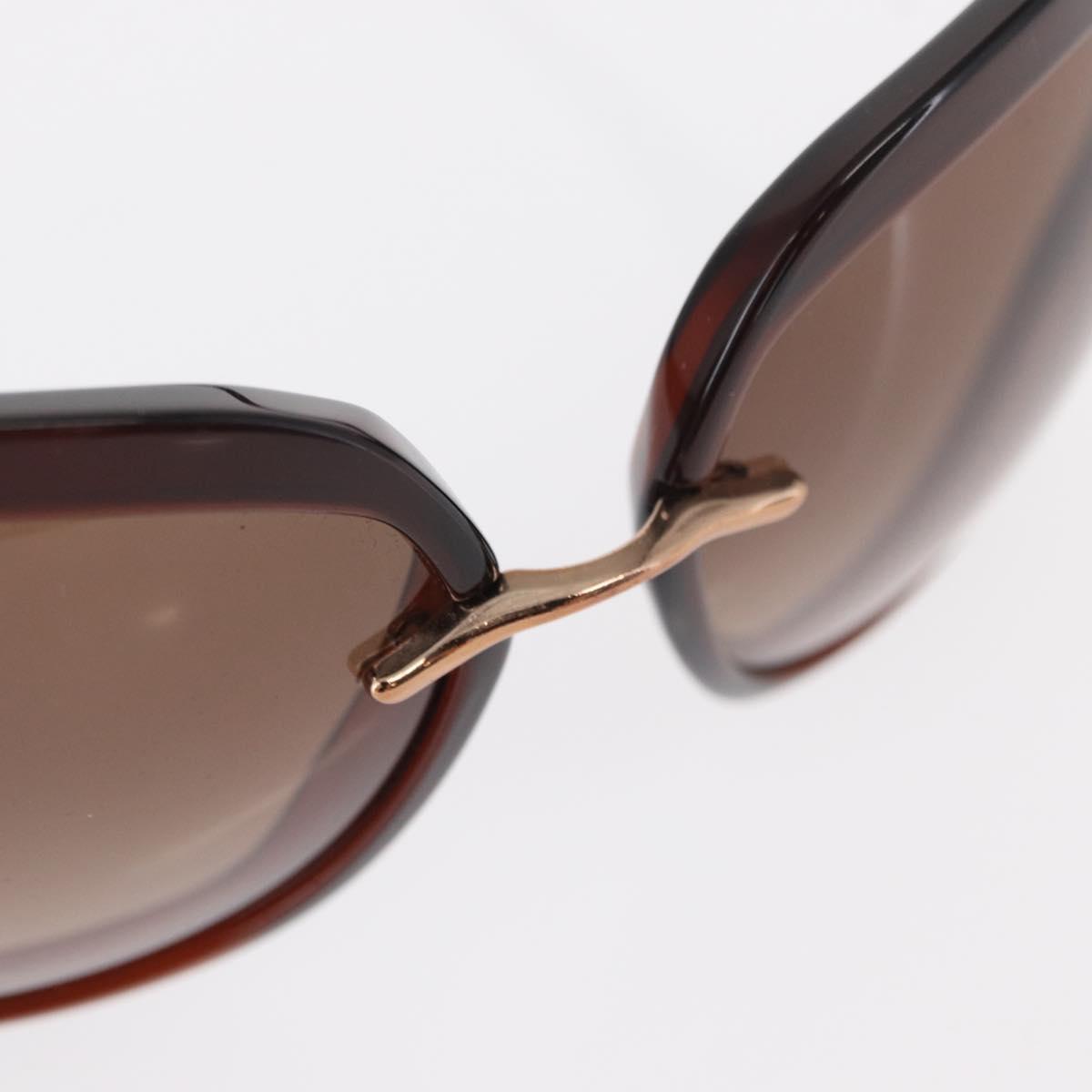 GUCCI Sunglasses plastic Dark Brown Auth am9614