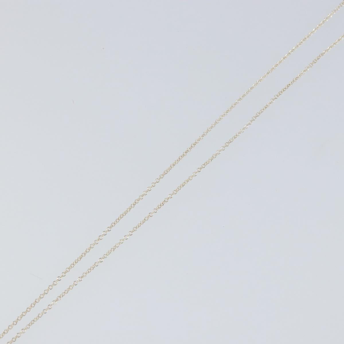 TIFFANY&Co. Loving Heart Necklace Ag925 Silver Auth am9619