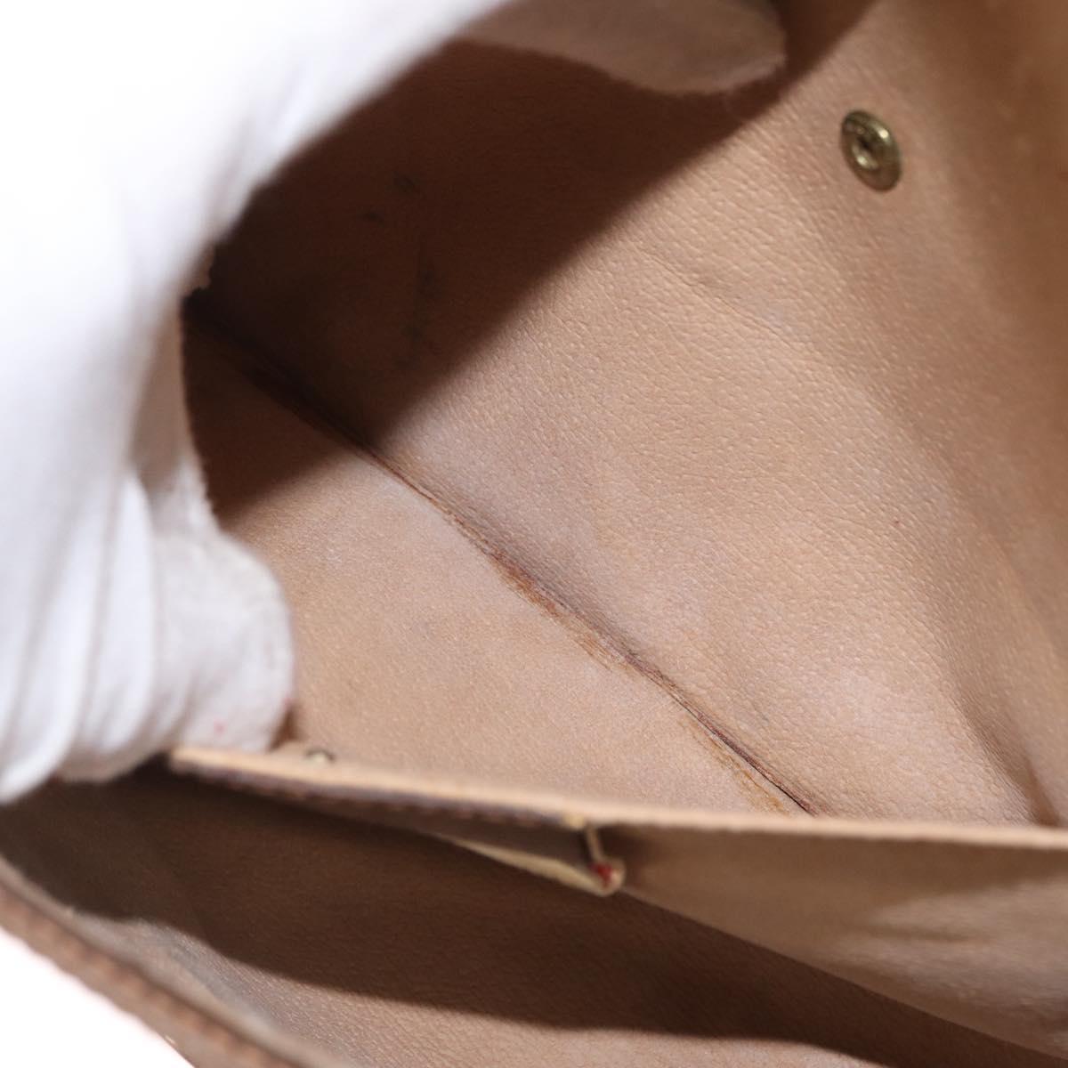 GUCCI GG Supreme Web Sherry Line Clutch Bag PVC Beige Gold 89 01 030 Auth am9631