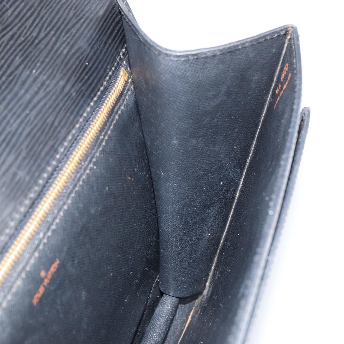 LOUIS VUITTON Epi Monceau 28 Hand Bag Black M52122 LV Auth am9637