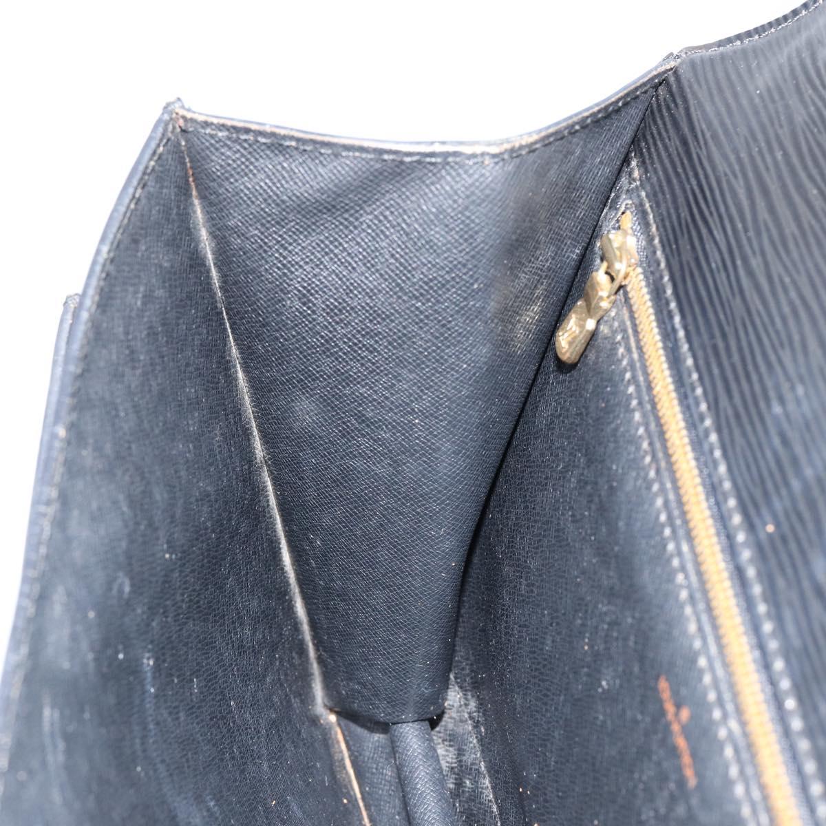 LOUIS VUITTON Epi Monceau 28 Hand Bag Black M52122 LV Auth am9637