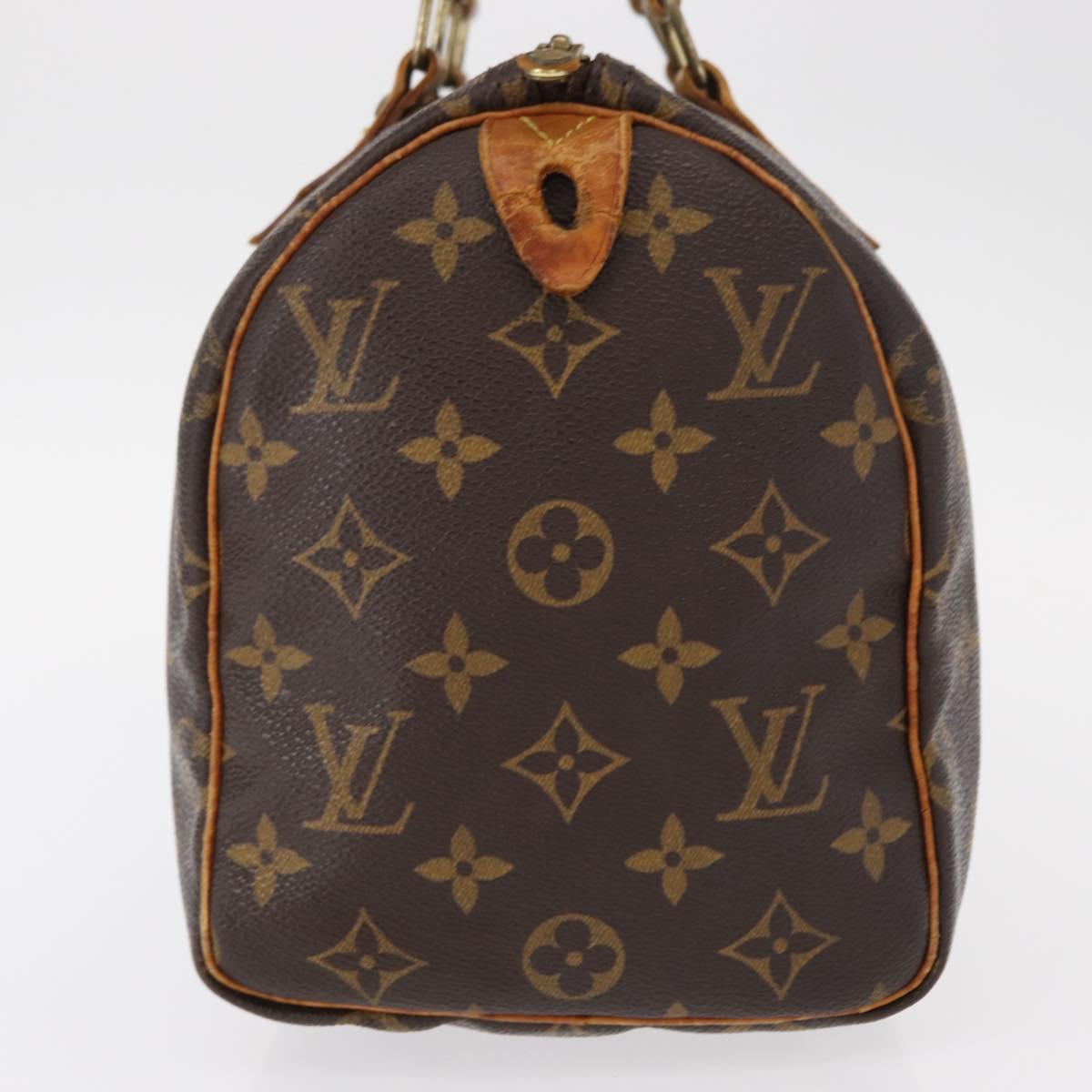 LOUIS VUITTON Monogram Speedy 25 Hand Bag M41528 LV Auth am9638