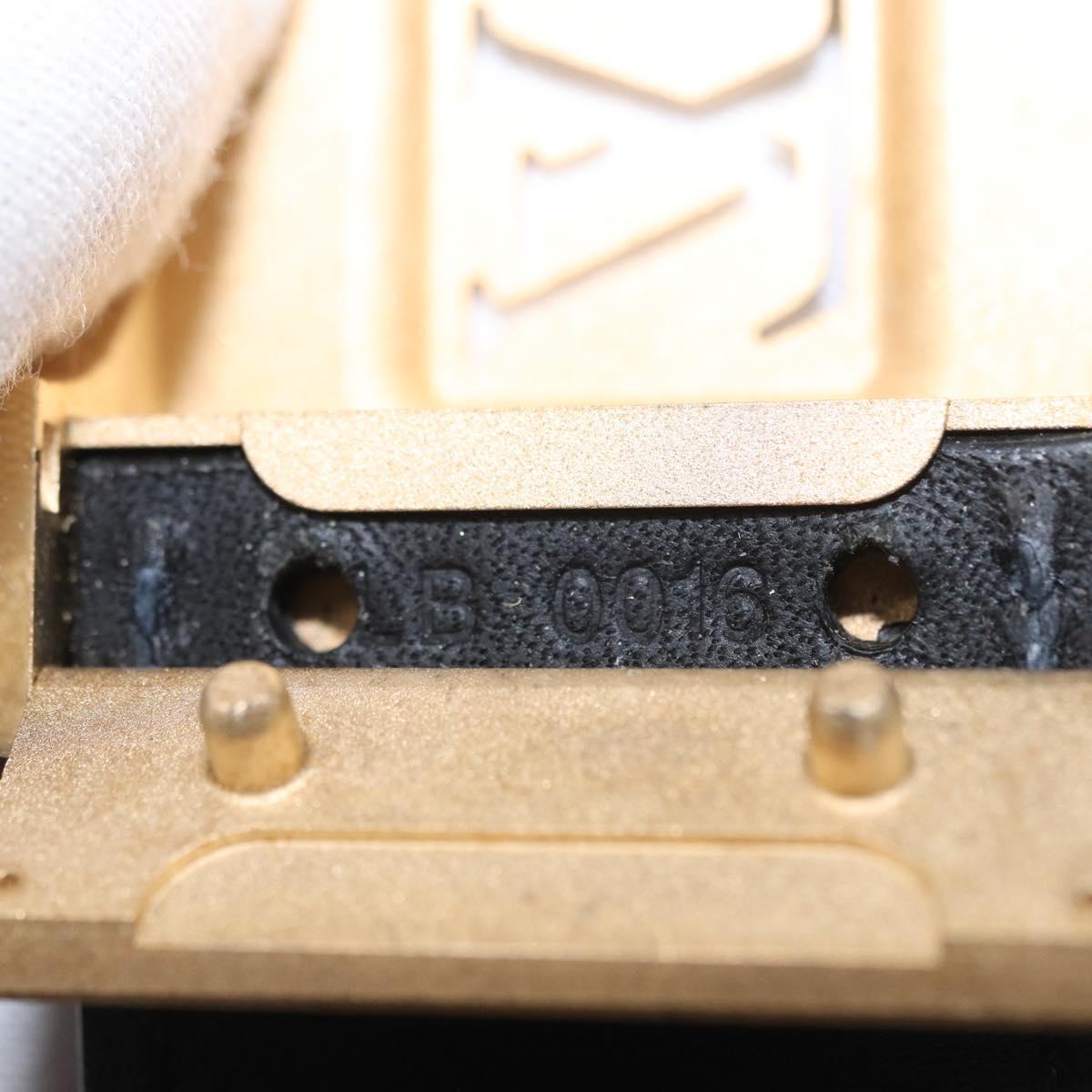 LOUIS VUITTON Multicolor Ceinture Care Belt 70-80 Black M9271 LV Auth am9640