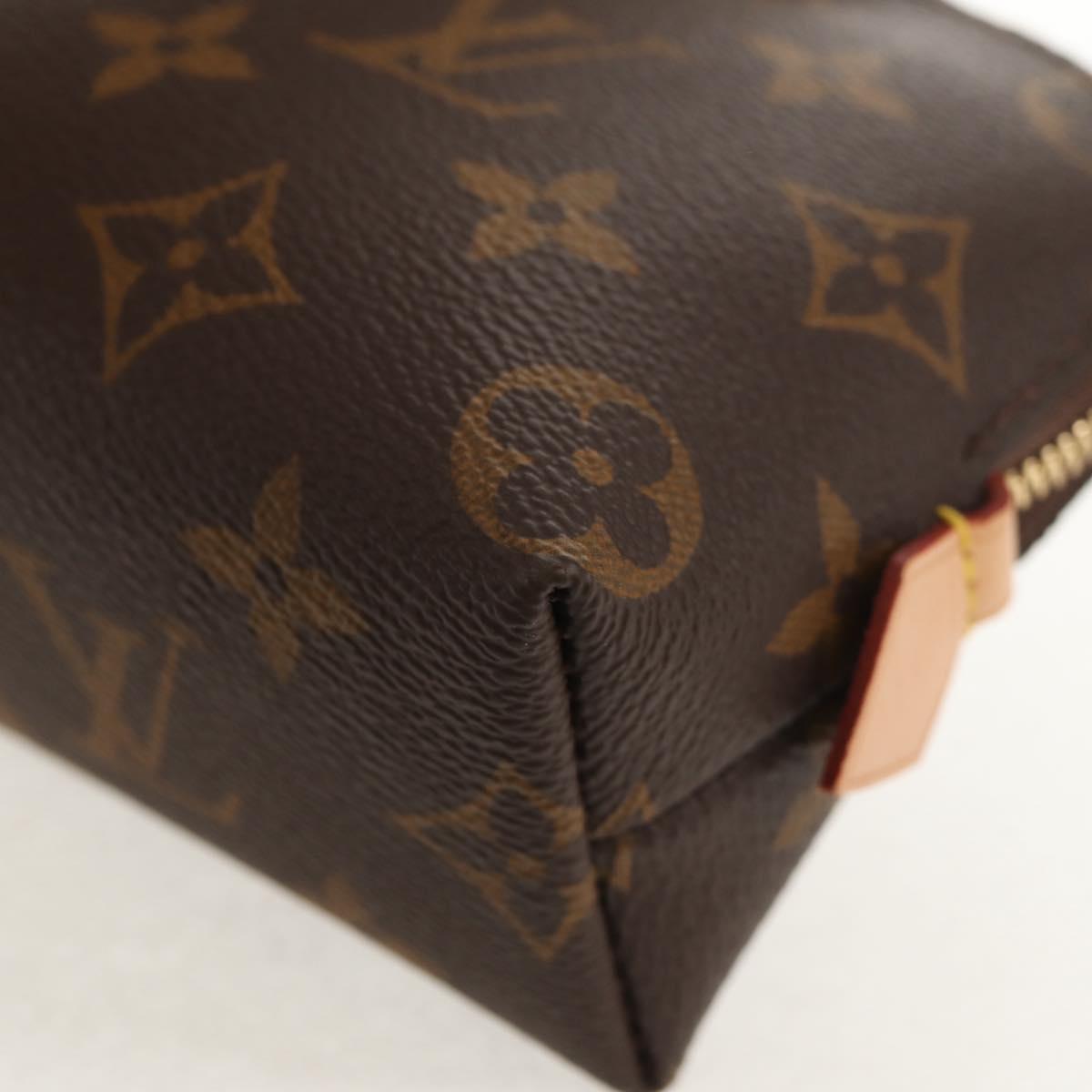 LOUIS VUITTON Monogram Pochette Cosmetic PM Cosmetic Pouch M47515 Auth am9647M
