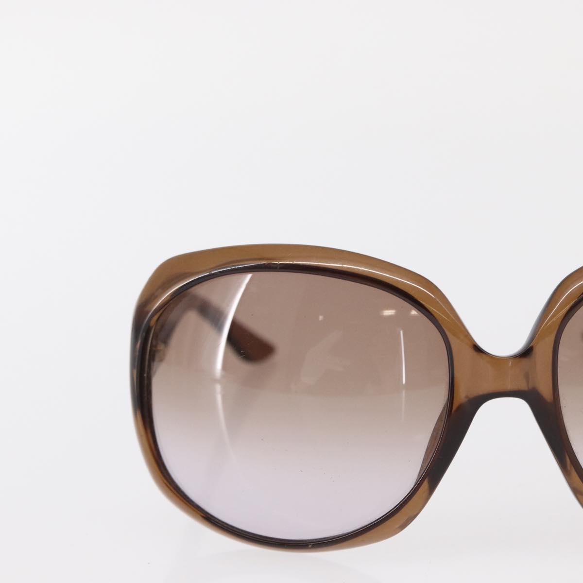 Christian Dior Glossy 1 Sunglasses plastic Brown Auth am9655