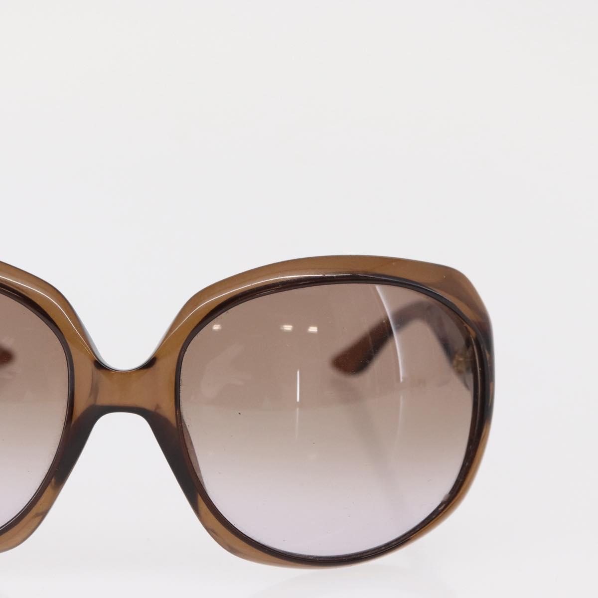 Christian Dior Glossy 1 Sunglasses plastic Brown Auth am9655