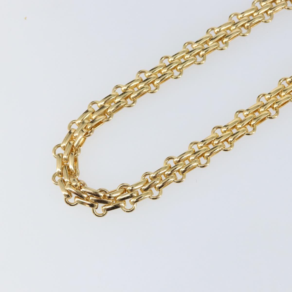 Christian Dior Necklace metal Gold Auth am9662
