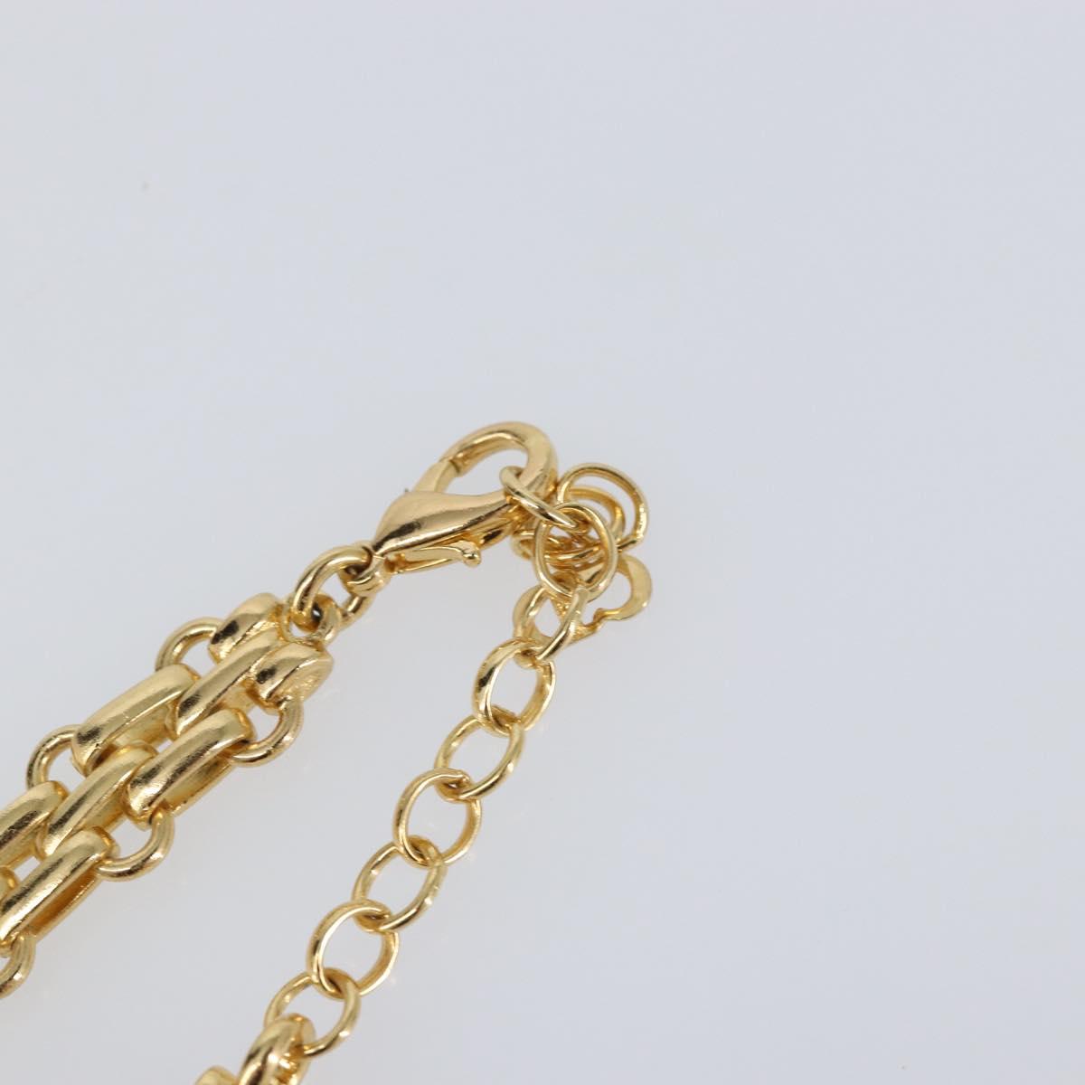Christian Dior Necklace metal Gold Auth am9662