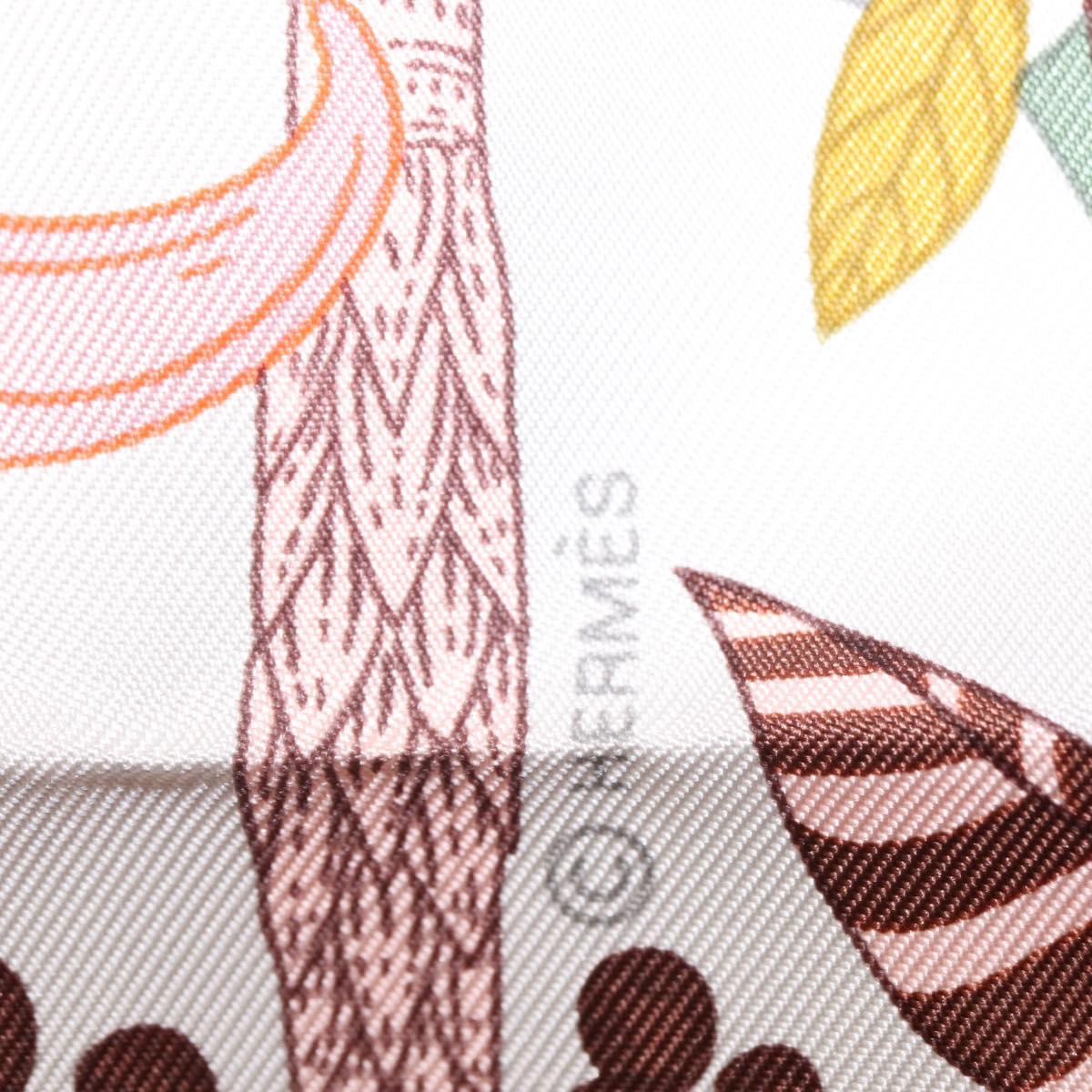 HERMES Carre 90 Scarf Silk ""PRECIOUS PARADISE"" Green Auth am9665M