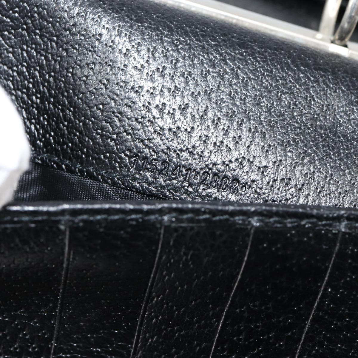 GUCCI GG Canvas Agenda Day Planner Cover Black 115241 Auth am9669