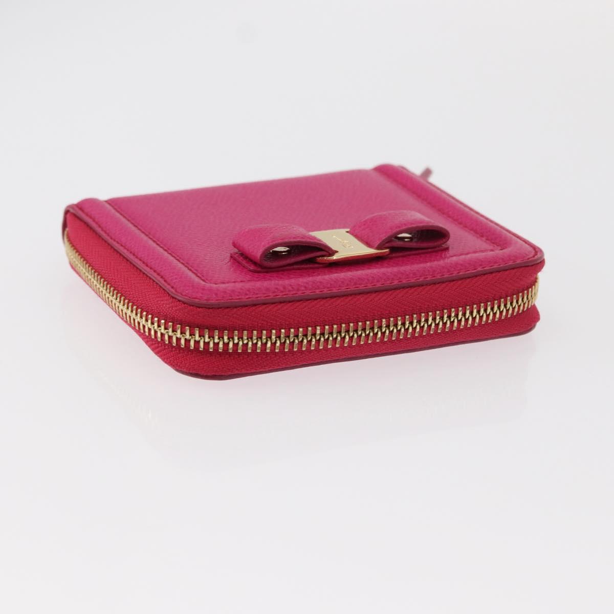 Salvatore Ferragamo Cartier Accessory Wallet 2 Set Pink Gold Auth am9679