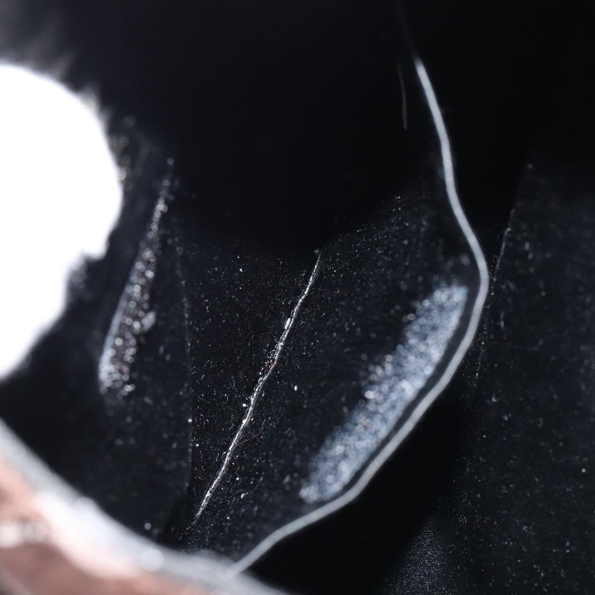 PRADA Shoulder Bag Velor Brown Auth am9681