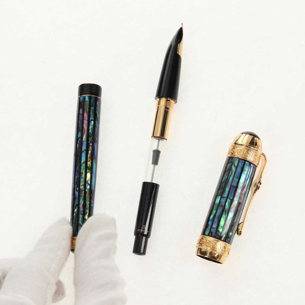 PILOT NAMIKI Fountain Pen IUBILAEUM A.D2000 metal Pen Emerald Green Auth am9682A