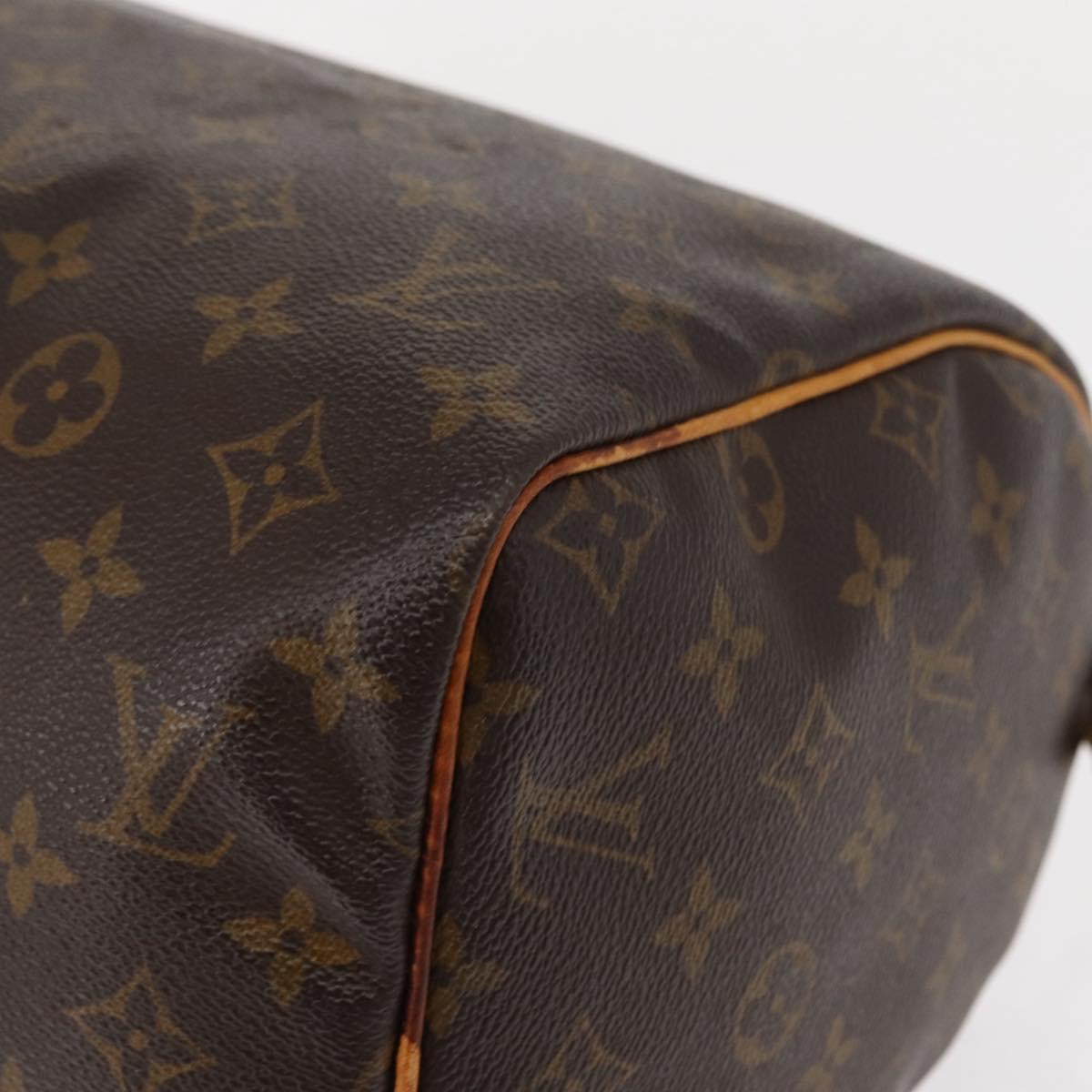LOUIS VUITTON Monogram Speedy 30 Hand Bag M41526 LV Auth am9709