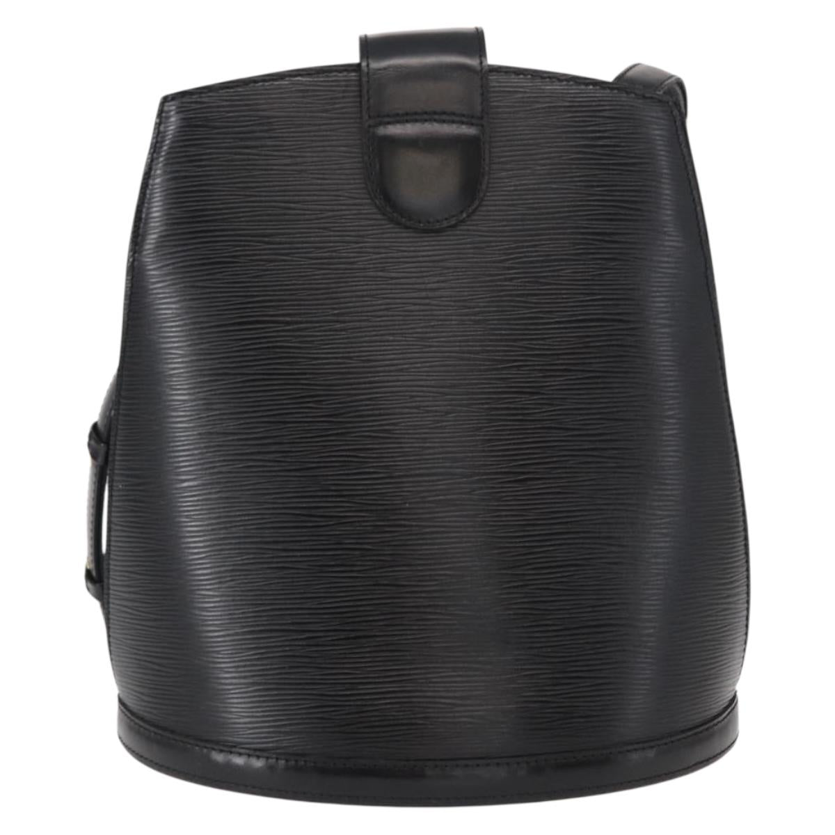 LOUIS VUITTON Epi Cluny Shoulder Bag Black M52252 LV Auth am9710