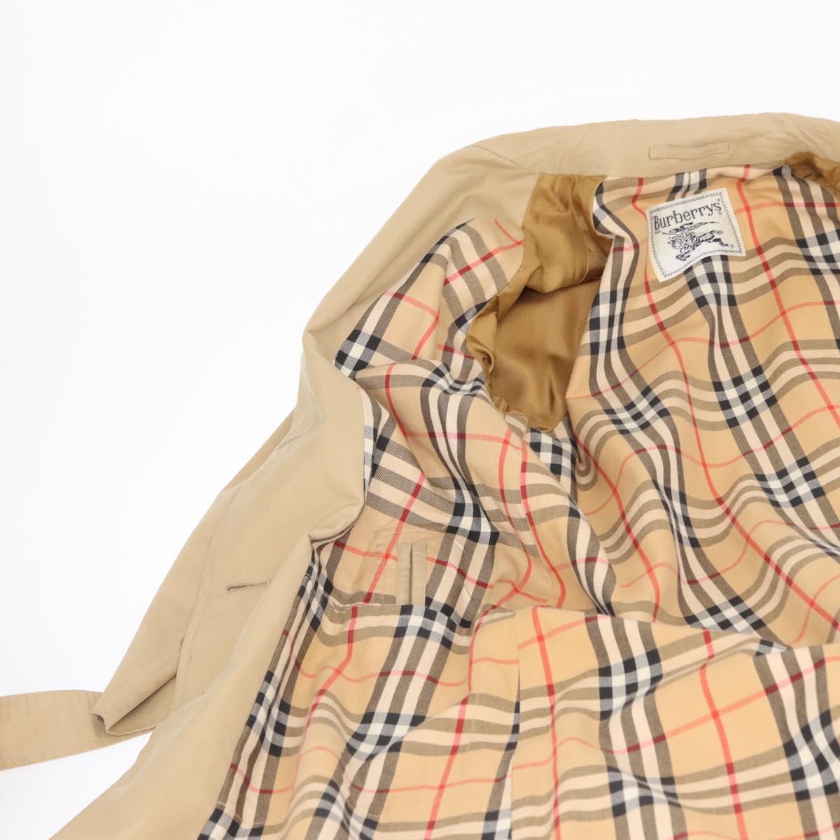 Burberrys Trench Coat Cotton Beige Auth am9717