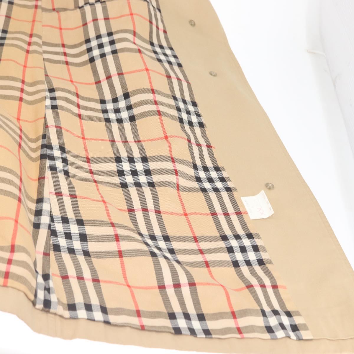 Burberrys Trench Coat Cotton Beige Auth am9717