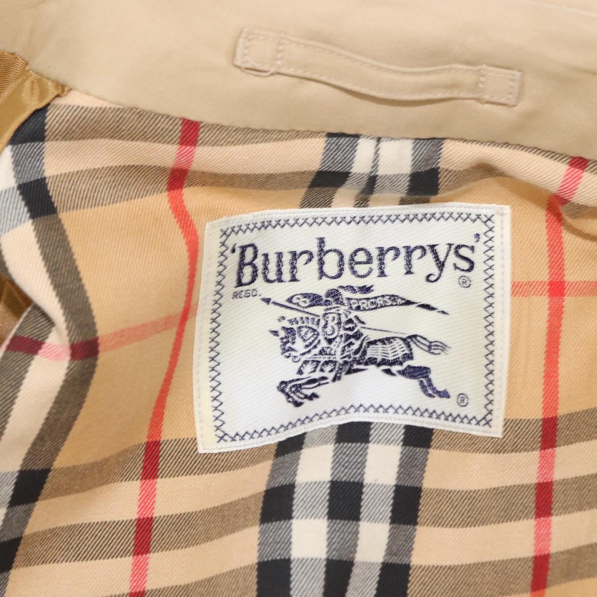 Burberrys Trench Coat Cotton Beige Auth am9717
