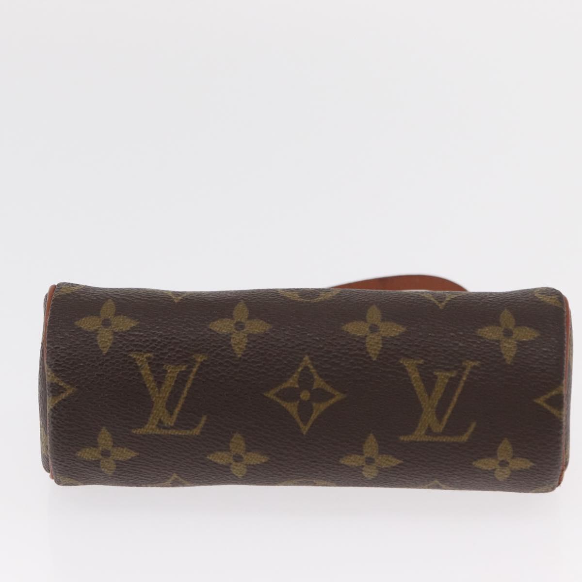 LOUIS VUITTON Monogram Papillon Pouch LV Auth am9726