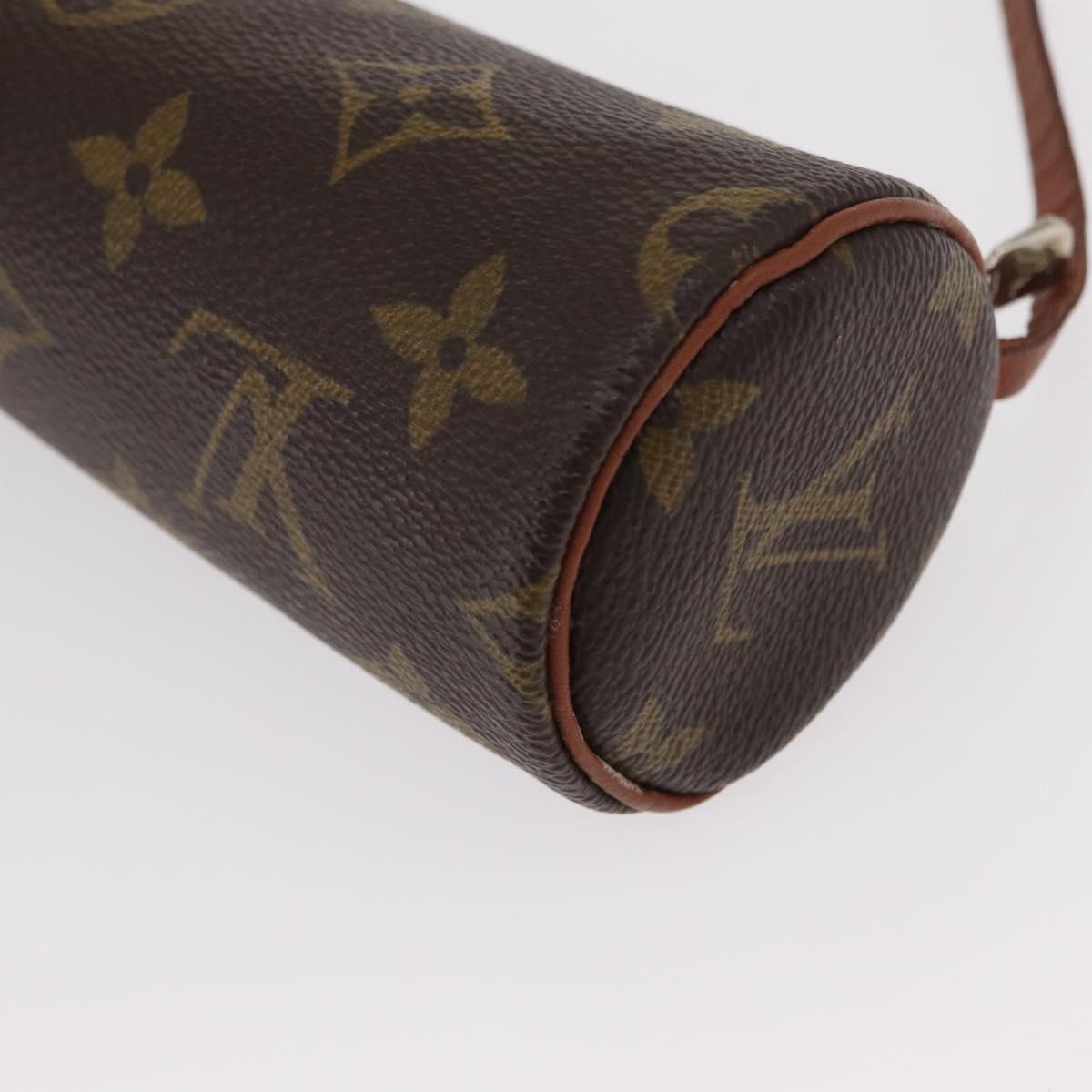 LOUIS VUITTON Monogram Papillon Pouch LV Auth am9726