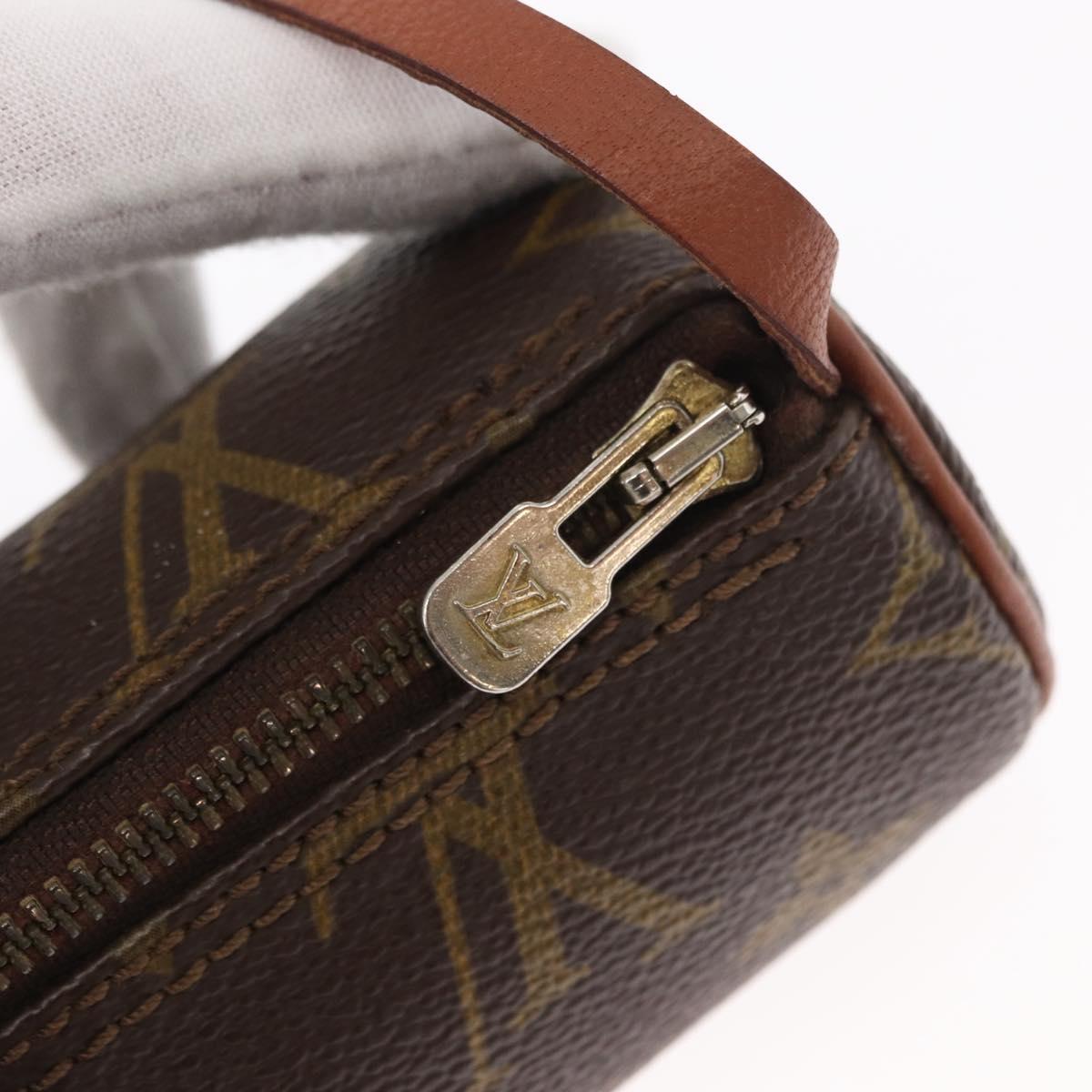 LOUIS VUITTON Monogram Papillon Pouch LV Auth am9726