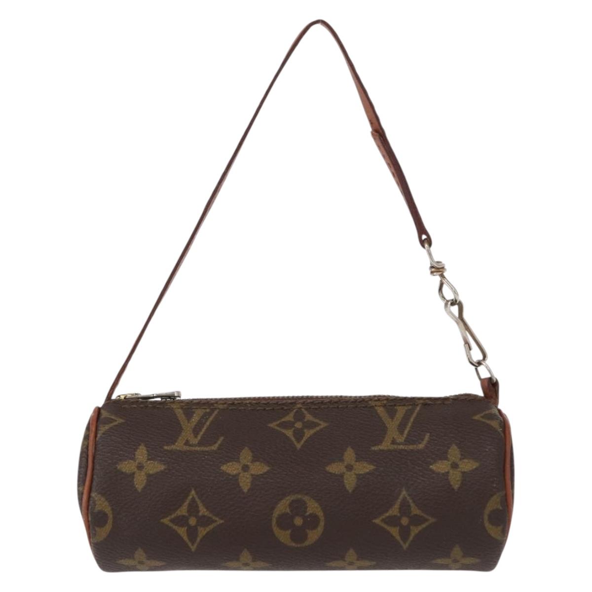 LOUIS VUITTON Monogram Papillon Pouch LV Auth am9726