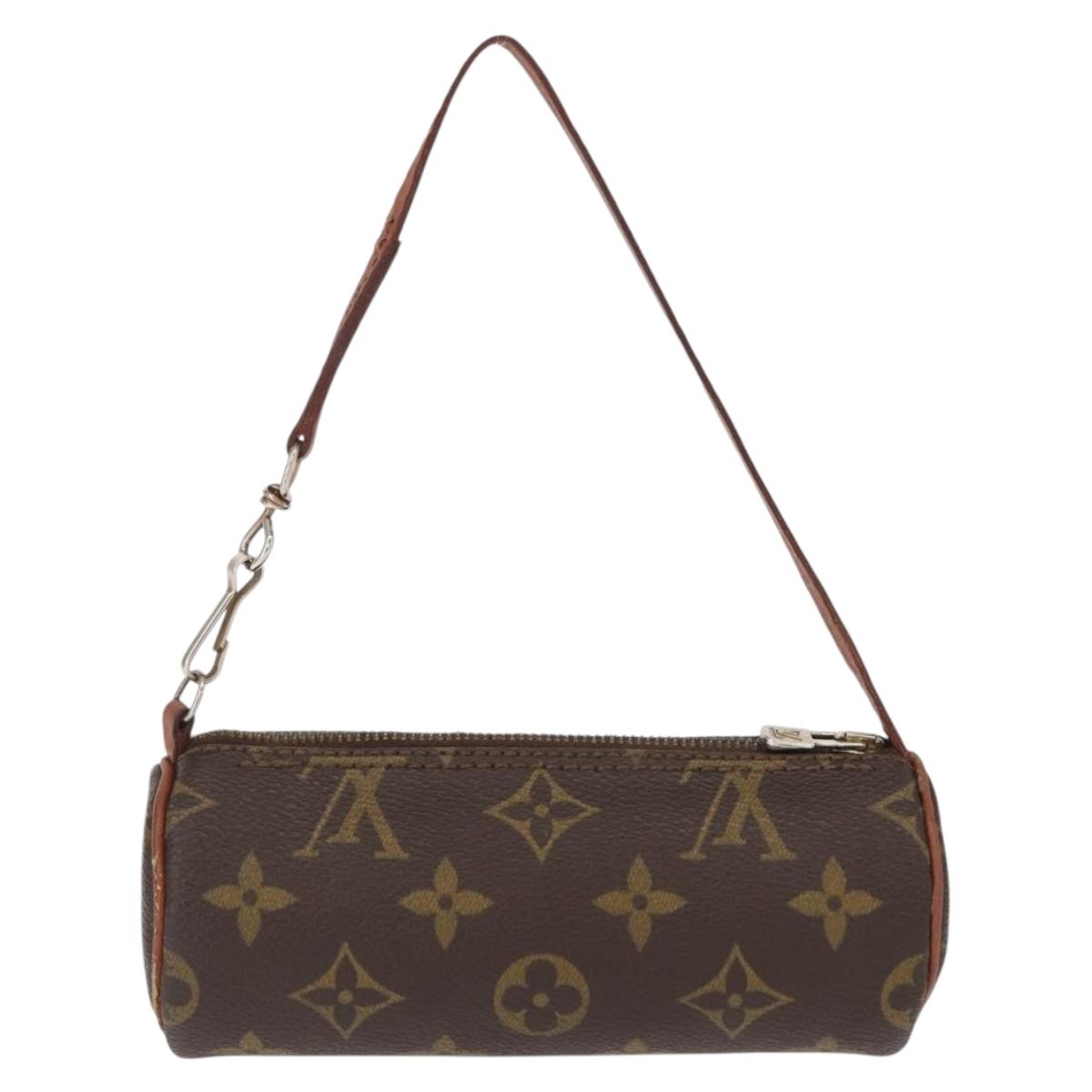 LOUIS VUITTON Monogram Papillon Pouch LV Auth am9726