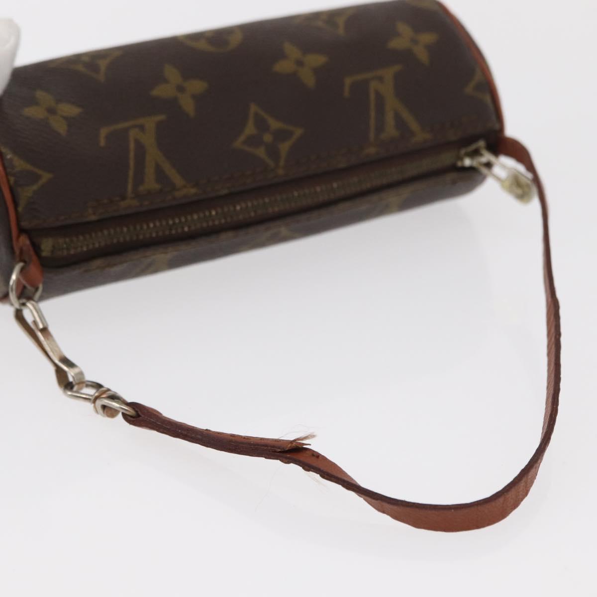 LOUIS VUITTON Monogram Papillon Pouch LV Auth am9726