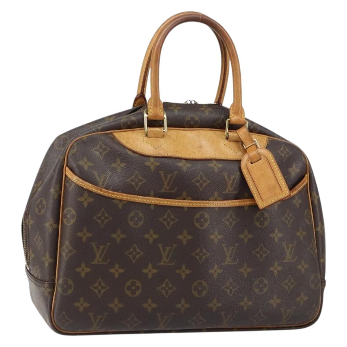 LOUIS VUITTON Monogram Deauville Hand Bag M47270 LV Auth am9729