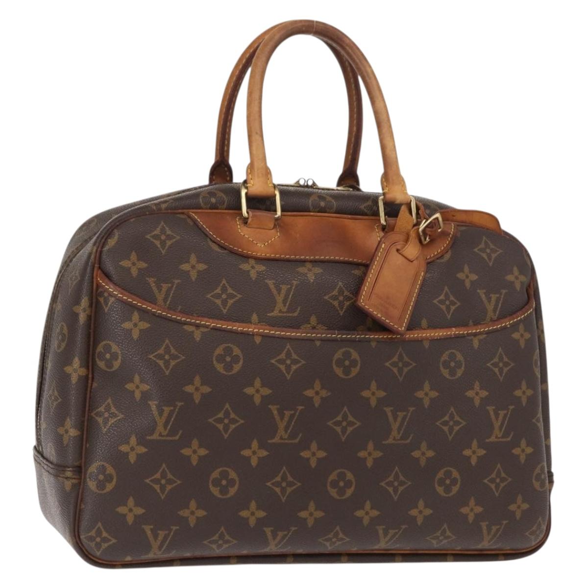 LOUIS VUITTON Monogram Deauville Hand Bag M47270 LV Auth am9730