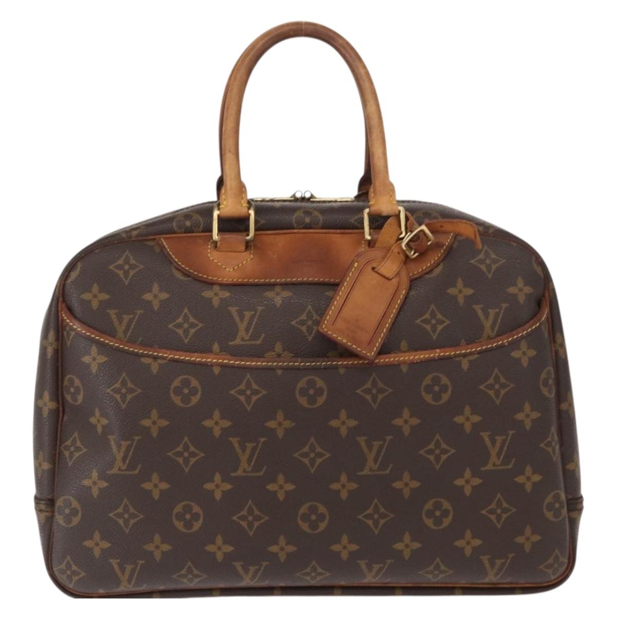 LOUIS VUITTON Monogram Deauville Hand Bag M47270 LV Auth am9730
