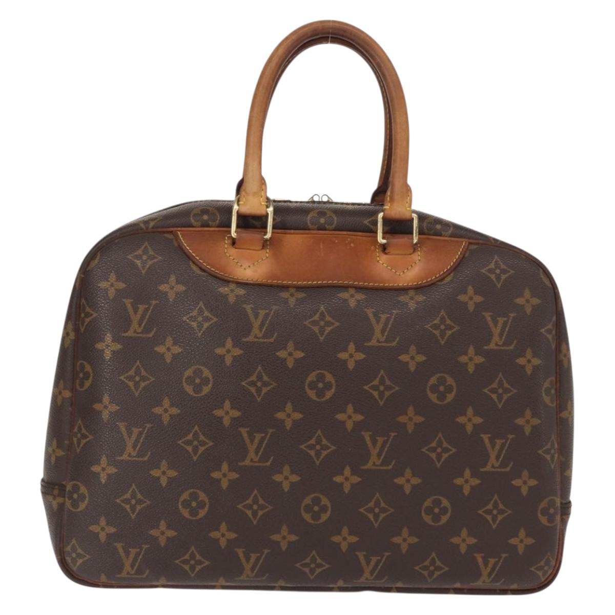 LOUIS VUITTON Monogram Deauville Hand Bag M47270 LV Auth am9730